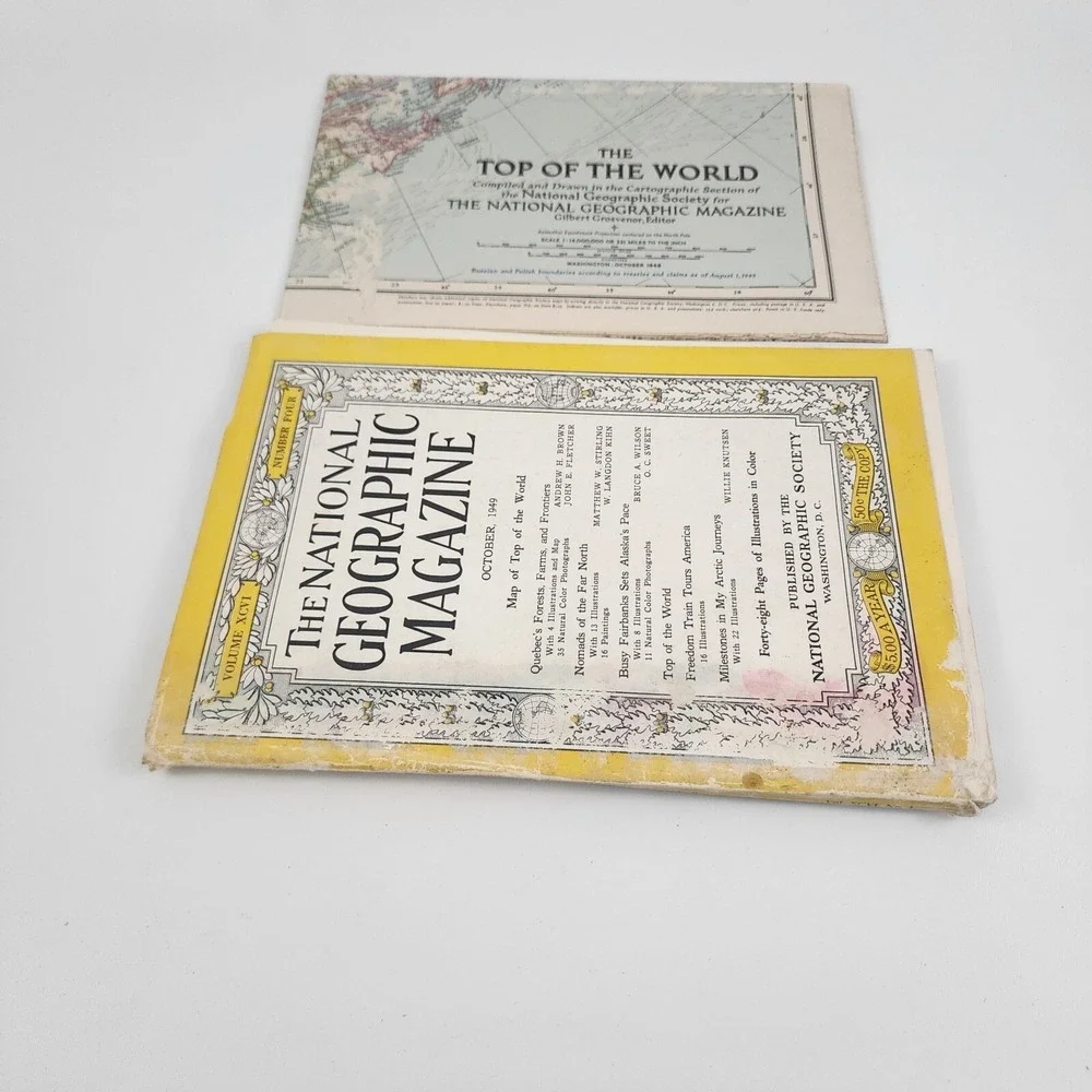 National Geographic Magazine October 1949‎ With Insert